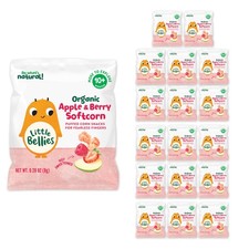 Little Bellies Organic Softcorn Baby Snack Pack Of 18 X 0.28 Oz Individual Packs