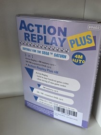 Sega Saturn Action Replay Plus 4M Memory RAM Cartridge Saturn CIB