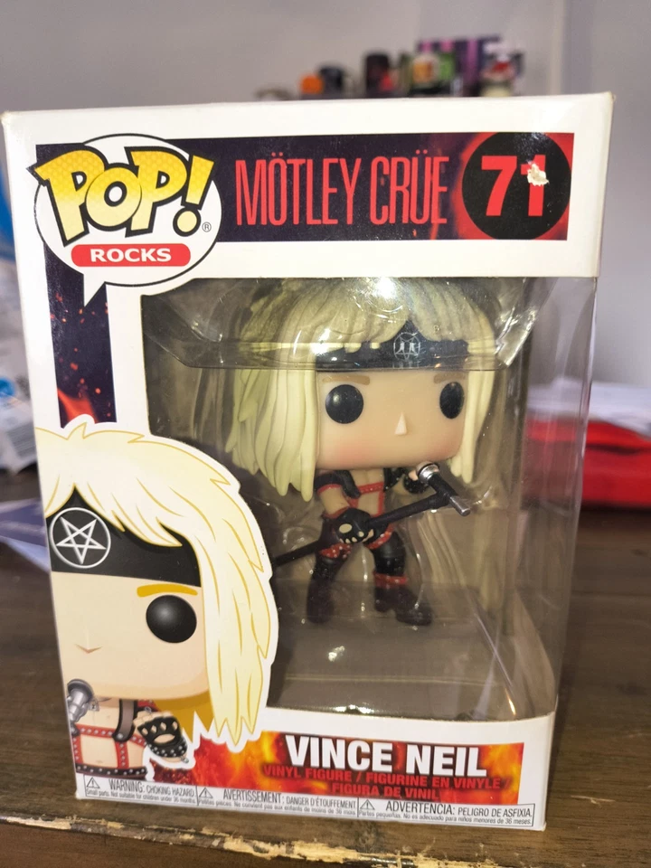 Funko Pop! Vinyl Motley Crue Set of 4 Nikki Vince Mick and Tommy New Sealed - Image 3 of 4