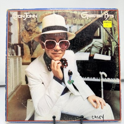 Elton John   Greatest Hits LP Record 1974 MCA Pop Rock 33 RPM