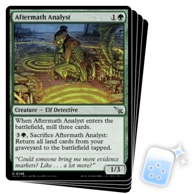 AFTERMATH ANALYST X4 Murders At Karlov Manor MKM Magic MTG MINT CARD