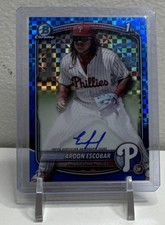 2025 Bowman - Chrome Prospect Auto Aroon Escobar #CPA-AE Blue X-Fractor /150