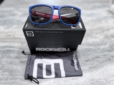 Rockwell Monaco Patriot Square Sunglasses Multicolor Frame Gray Plastic Lenses