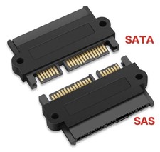 5-10x SAS To SATA 22 Pin Male Converter HDD Hard Disk Adapter SFF-8482
