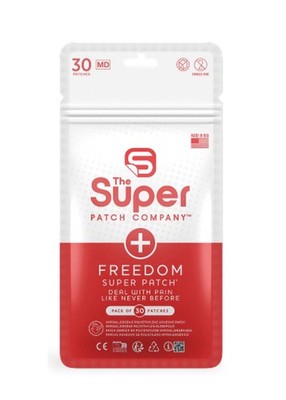 The Super Patch Company FREEDOM Super Patch Deal With Pain 30 Patches - NEW!