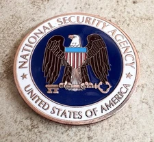 National Security Agency NSA Challenge Coin. Great Gift! Fast Shipping!