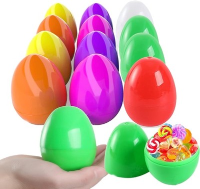 Easter Eggs for Kids for Easter Egg Hunting Game Party 3.2 Inch (12 Pack) Easter