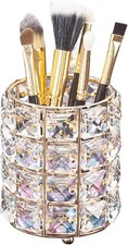 Makeup Brush Holder Organizer Crystal Vanity Decor Bling Personalized Comb