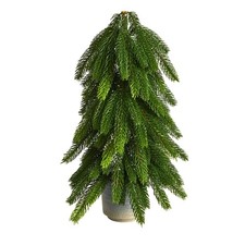 17  Pine Artificial Christmas Tree in Decorative Planter