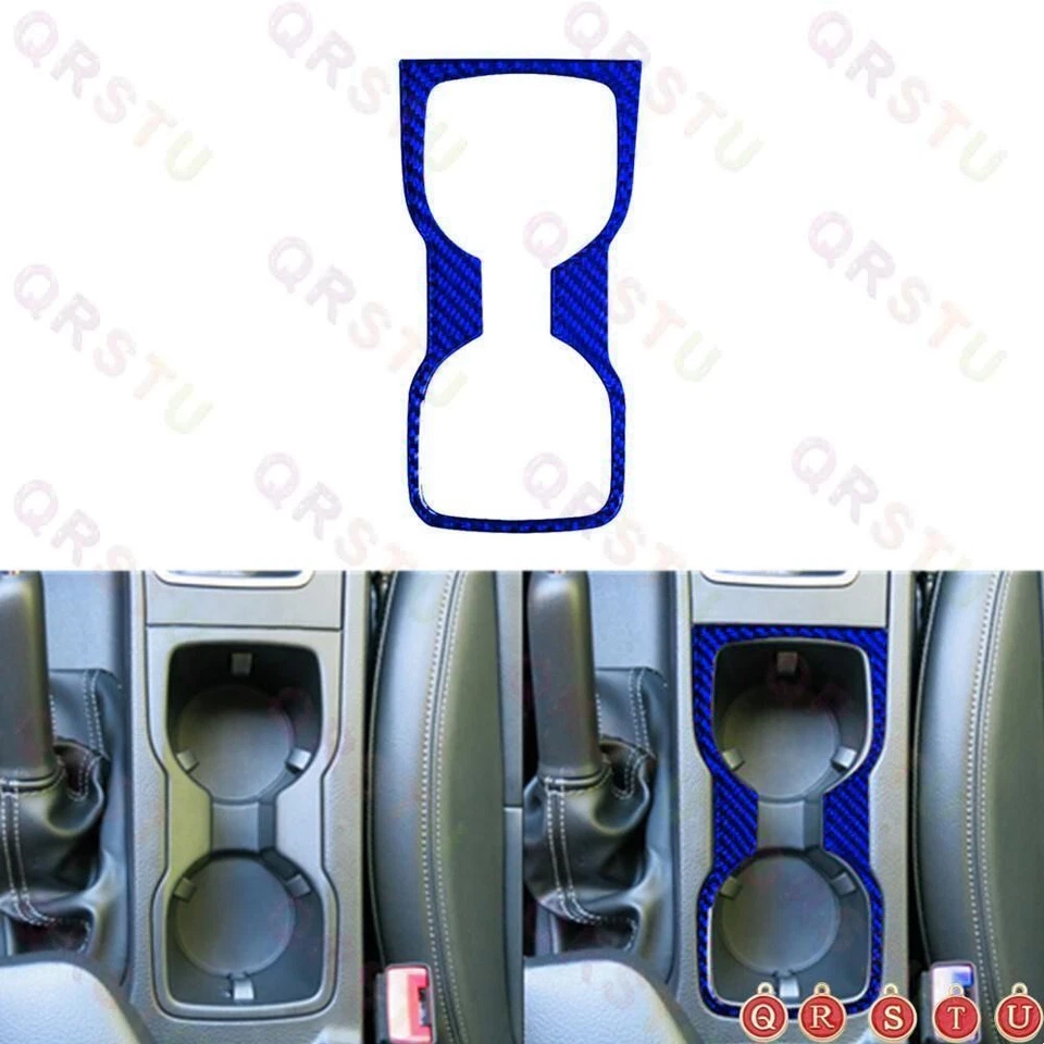 Blue Carbon Fiber Interior Full Sets Cover Trim Kit For Ford Ranger 2019-2022 - Изображение 4 из 4