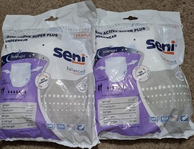 Seni Underwear Size Med. 31''-43'' 2 Pc