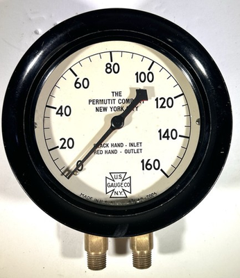 #ad #ad Permutit Co. Pressure Gauge 6” Dial AD 7006 VINTAGE Steampunk • NOS • NY USA $149.95