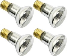 Lava Lamp Bulb 4PCS 120V 25W R39 E17 Reflector Type Replacement Light White