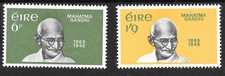 EIRE 1969 SG272/73 BIRTH CENTENARY, GANDHI, MINT HINGED.