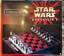 STAR WARS EPISODE ONE - Chess Set inc. Board & All Pieces VGC