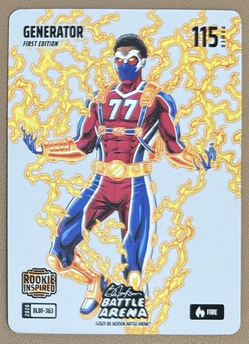2025 Bo Jackson Battle Arena Generator VJ Edgecombe Blizzard Battlefoil BLBF-363