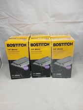 6pc Bostitch Office 50,000 Standard Staples, 1/4" Length,Full Strip Staples, 210