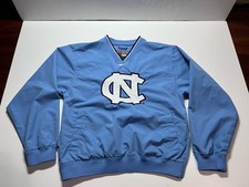North Carolina UNC Tar Heels Nike Side Zip Blue Center Swoosh Youth L Pullover