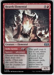 Hearth Elemental - 136 - WOE - Foil