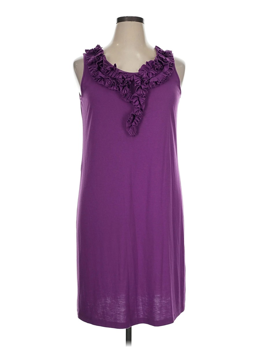 Design History Women Purple Casual Dress 1X Plus