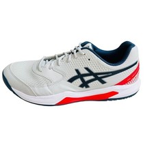 ASICS Gel-Dedicate 8 Tennis Shoes White Navy Red Men  s Size 10.5 EU 44.5