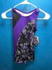 Danskin Now - Purple  Multicolor Leotard - Girl's XS 4/5