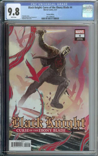 Black Knight: Curse of the Ebony Blade #4 CGC 9.8 Stephanie Hans Variant Cover