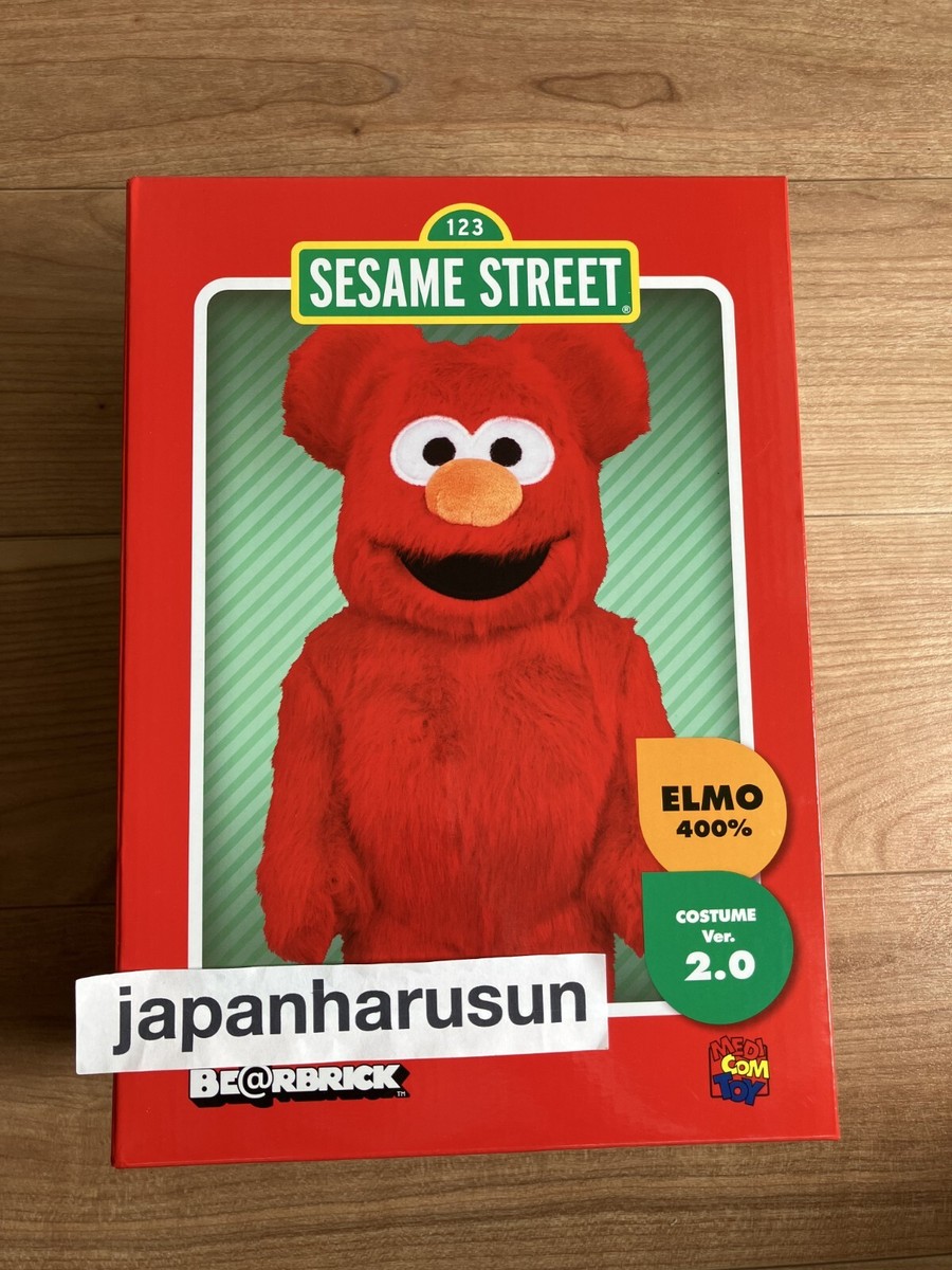 BE@RBRICK ELMO Costume Ver.2.0 400％ MEDICOM TOY BE@RBRICK ELMO Costume Ver.2.0 400％ Sesame Street | eBay