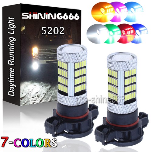 92SMD Car LED Fog Brake Reverse Tail Turn Signal DRL Light 5202 H7 9005 H11 3157 - Picture 23 of 23