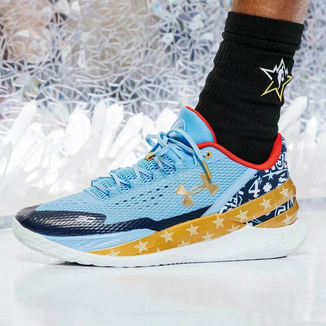 UNDER ARMOUR CURRY 2 LOW FLOTRO ALL STAR GAME Steph Men's 9 Shoes