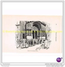 ST TROPHIME, ARLES, THE PORTAL, Book Illustration (Print), c1909