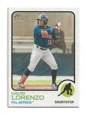 DAURI LORENZO 2022 Topps Heritage Minor Base Card FCL Astros (#193)