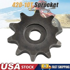 10 Teeth 10T Gear Sprocket For 420 Chain Dirt Pit Bike ATV Quad Buggy 4 Wheelers