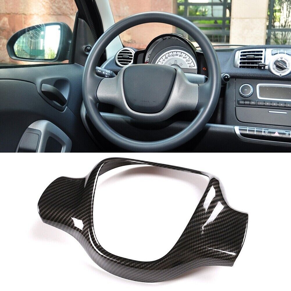 100% REAL CARBON FIBER STEERING WHEEL COMPATIBLE WITH Benz smart 451