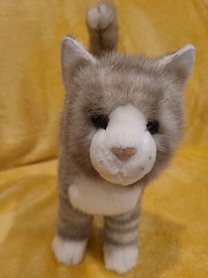 Douglas Cuddle Toy Zipper Gray Tabby Kitty Cat Plush #1866BP For Bass Pro Shop