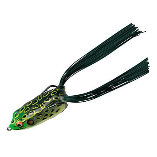 bass frog lure over slop Reaction Tackle 2.5" Hollow Body Frogs / 2-Pack The Scum Frog PTS moves water with ease and the hookup ratio is excellent BOOYAH Pad Crasher Topwater Bass