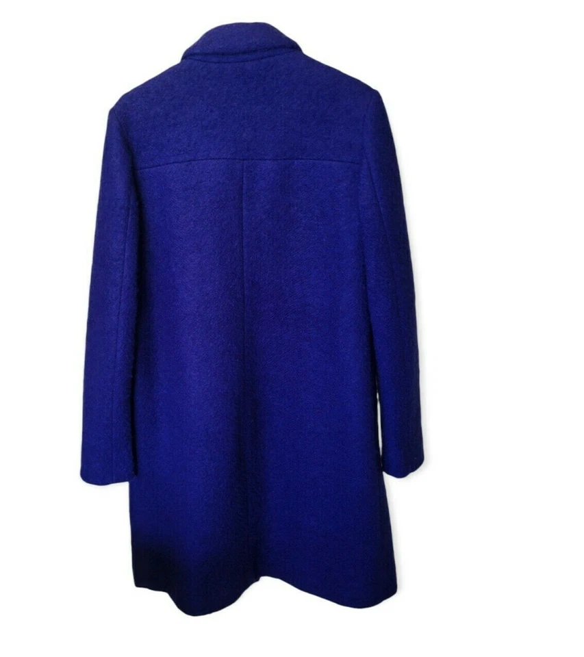 Abrigo Jones New York de lana forrado de invierno para mujer azul talla 10 Foto 2 de 4