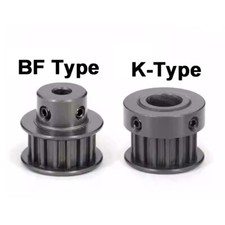 HTD 5M Timing Belt Pulley BF-Type 30T Hard Oxidation For 11mm Wide Timing Belt