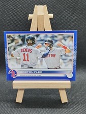 2022 Topps Update Boston Flex Card #US11 Royal Blue Parallel SP