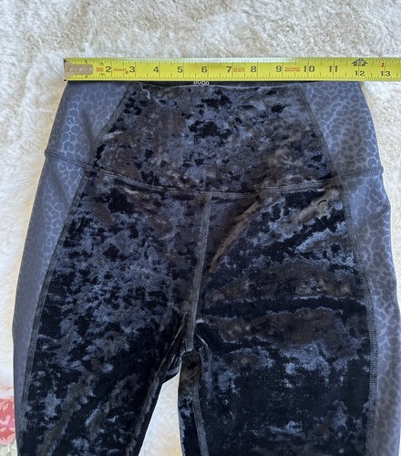 Good American schwarze Samt Leggings Gr. 2 - Bild 6 von 8