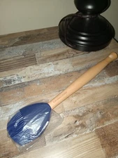 NEW Le Creuset Silicone Basting Brush Pastry INDIGO BLUE FULL SIZE 12"