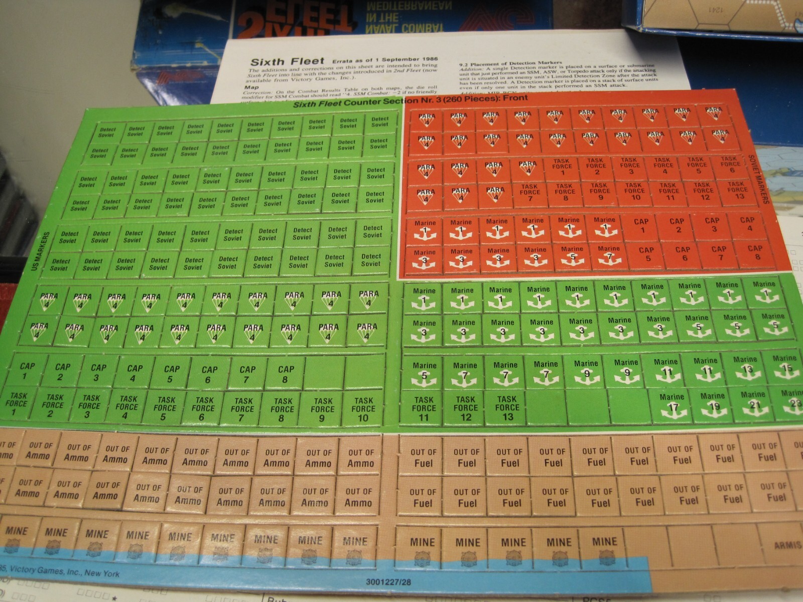 Sixth Fleet VG Victory Games Inc Modern Naval Combat
