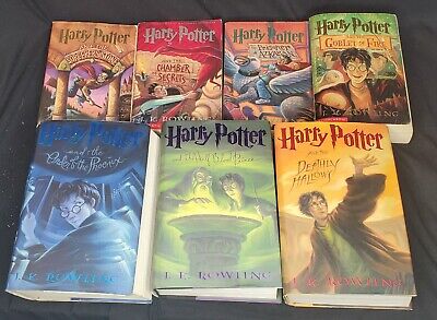 Harry Potter Complete Book Set 1-7 by J. K. Rowling MIXED PAPERBACK  HARDCOVER | eBay