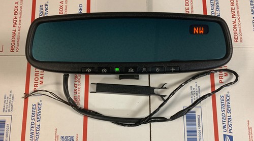 Gentex Rear View Mirror With Auto Dimm Homelink And compass.PZLHL4 - 第 2/8 張圖片
