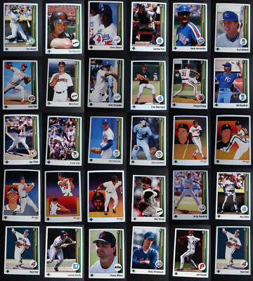 1989 Upper Deck Baseball Cards Complete Your Set You U Pick From List 601-800