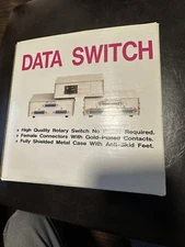 DATA TRANSFER SWITCH with Input/Output A and B 25 Pin Female Parallel Ports