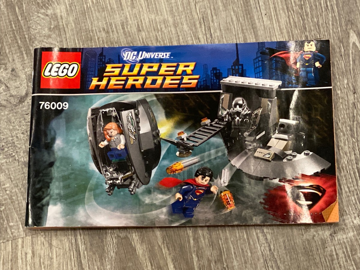 LEGO DC Super Heroes 76009 Superman Instruction Booklet Manual