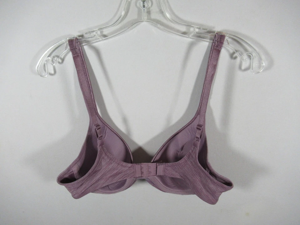 Sujetador Barely There cómodo curvas 34B púrpura con aros 4364 Foto 3 de 4
