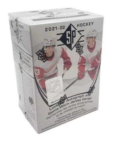 2021-22 Upper Deck SP Hockey Factory Sealed 8 Pack Blaster Box 40 Cards