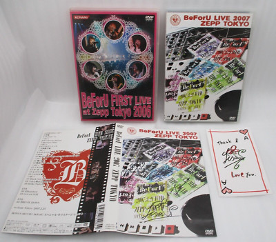 BeForU DVD FIRST LIVE 2006 & LIVE 2007 at Zepp Tokyo w/ autograph